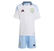 Aston Villa Koszulka Wyjazdowa dzieci 2024-25 Krótki Rękaw (+ krótkie spodenki)